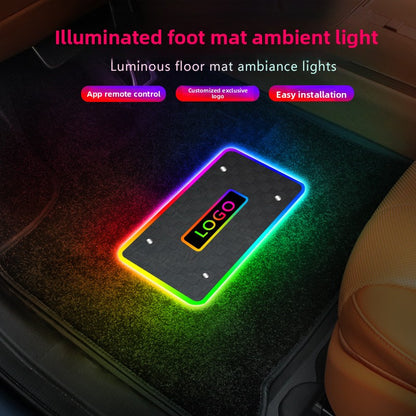 Multicolor LED Car Footwell Lights with Sound Activation