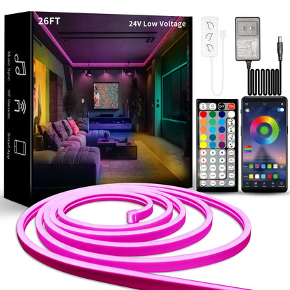 Multicolor LED Light Strip with Music Control