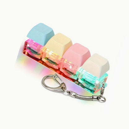 Multicolor Light-Up Keyboard Stress Relief Toy