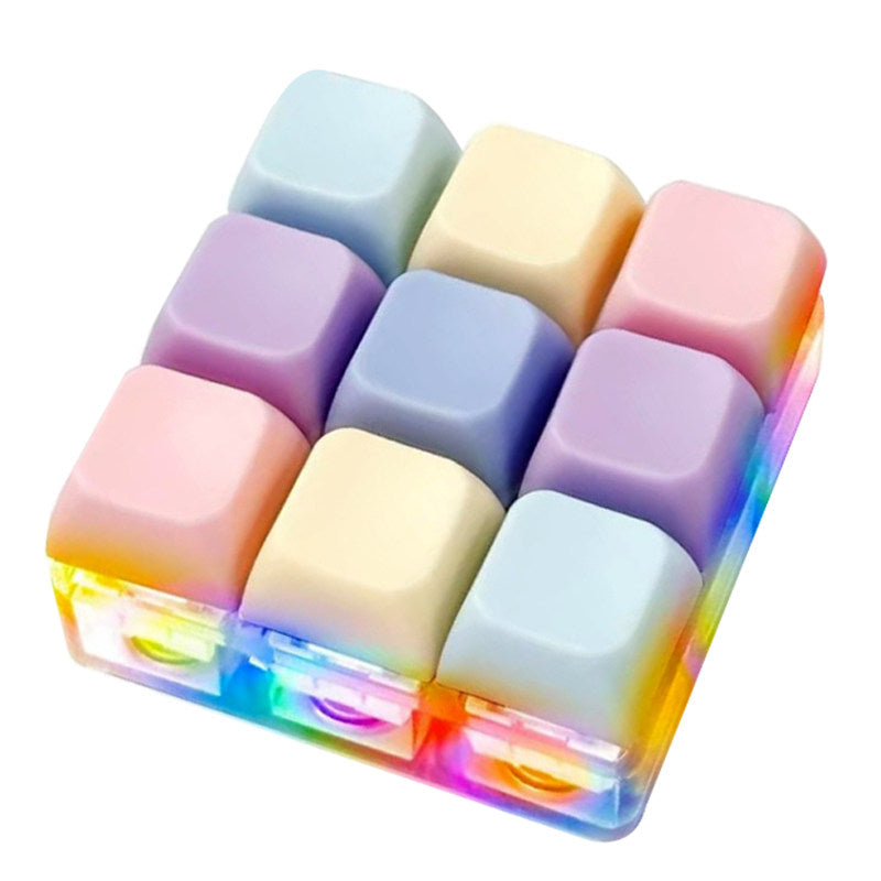 Multicolor Light-Up Keyboard Stress Relief Toy
