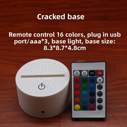 Multicolor Touch Control Night Light with Remote