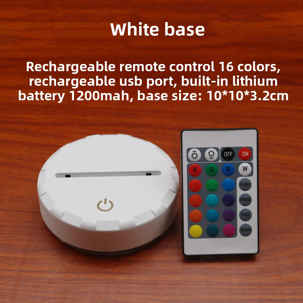 Multicolor Touch Control Night Light with Remote