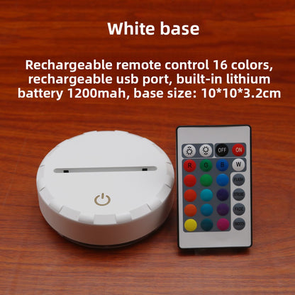 Multicolor Touch Control Night Light with Remote