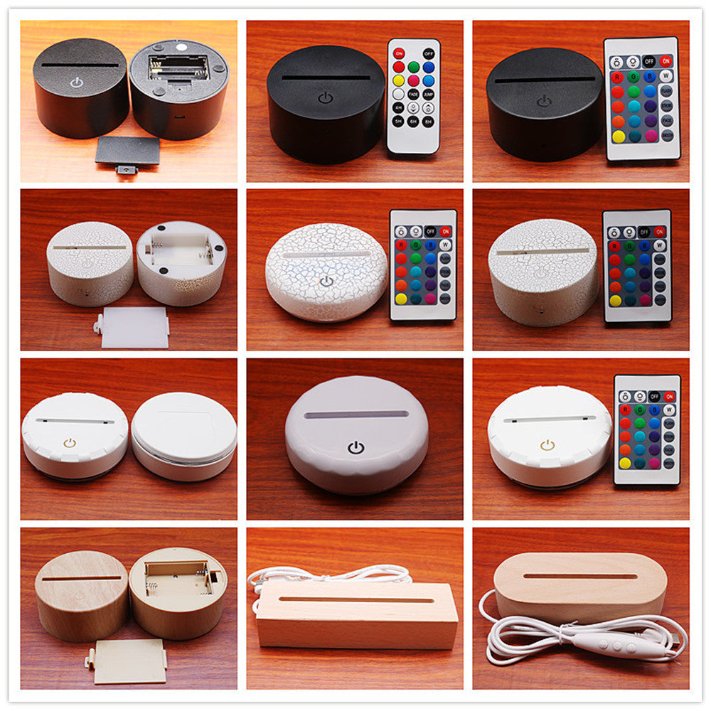 Multicolor Touch Control Night Light with Remote