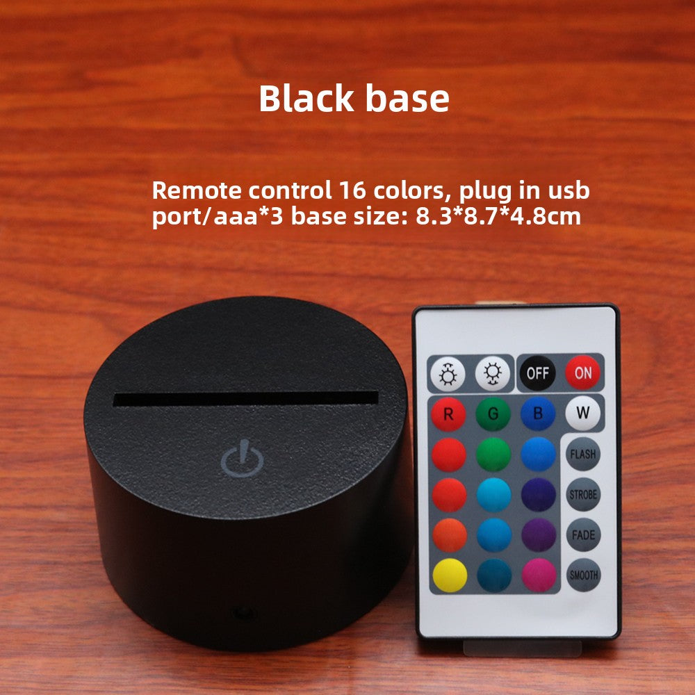 Multicolor Touch Control Night Light with Remote