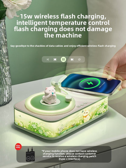 Multifunction Bluetooth Speaker with Aromatherapy and Night Light