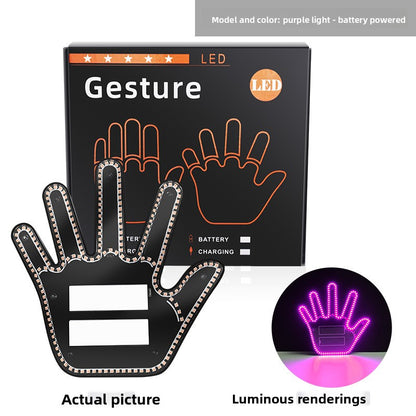 Multifunction Car Gesture Warning Light