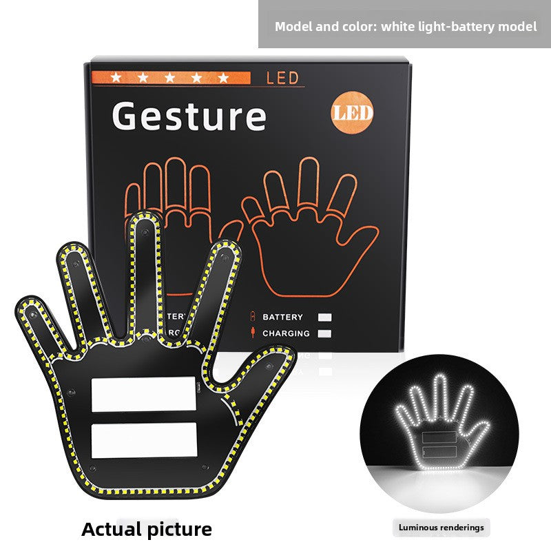 Multifunction Car Gesture Warning Light