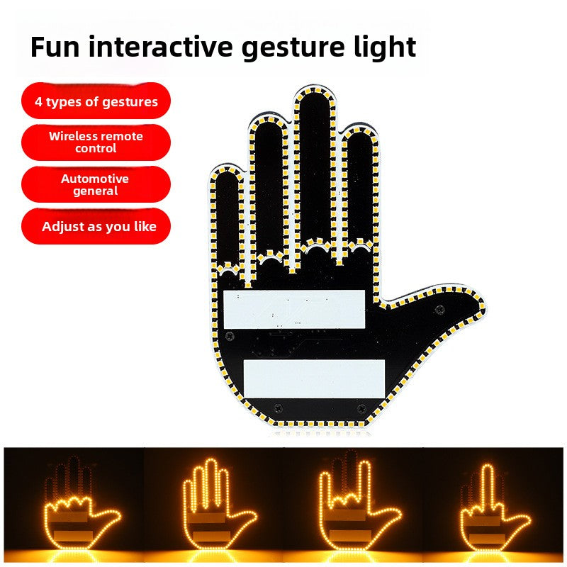 Multifunction Car Gesture Warning Light