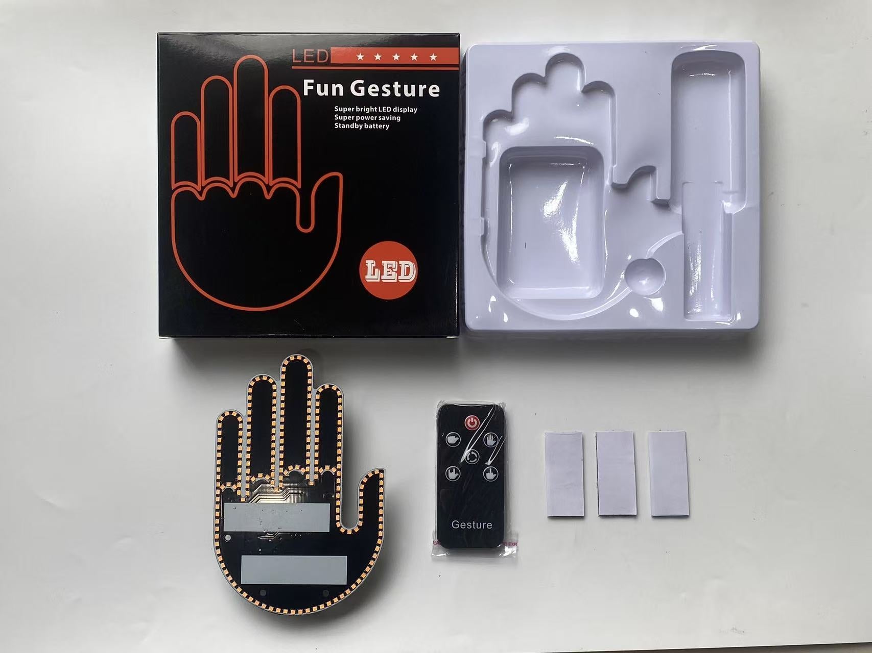 Multifunction Car Gesture Warning Light
