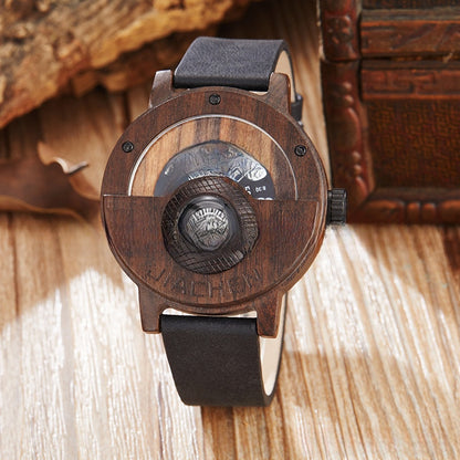 Multifunction Compass Wooden Watch