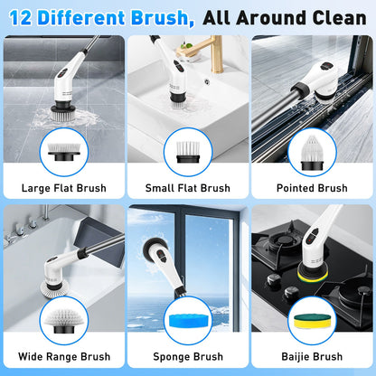 Multifunction Electric Bathroom Scrubber
