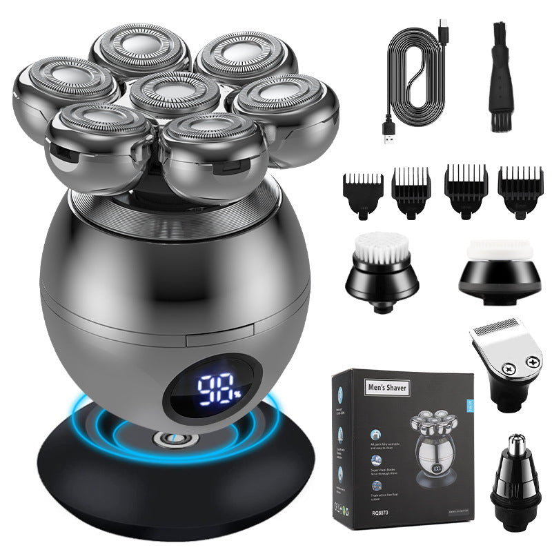 Multifunction Electric Shaver with LCD Display