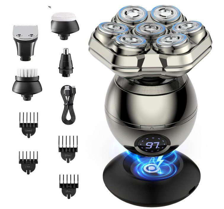 Multifunction Electric Shaver with LCD Display