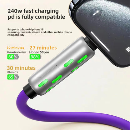 Multifunction Light-Up Fast Charging Data Cable