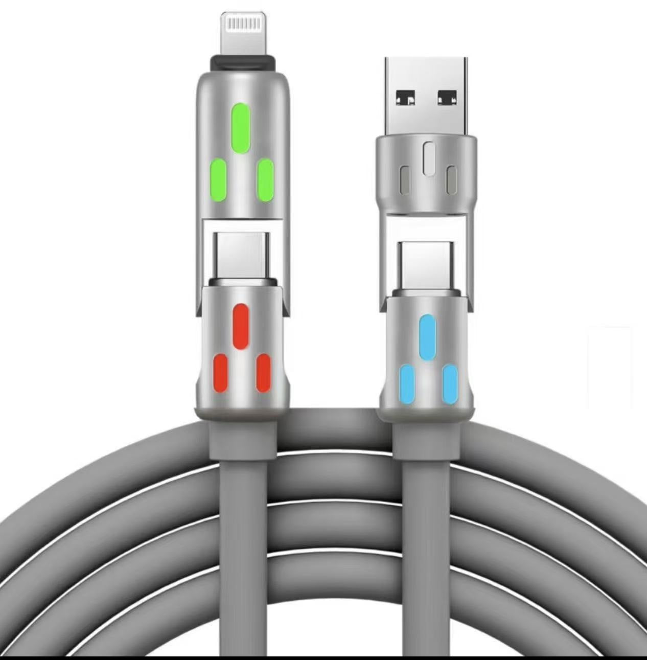 Multifunction Light-Up Fast Charging Data Cable