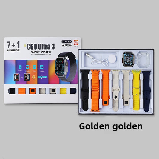 Multifunction Smartwatch with Changeable Straps