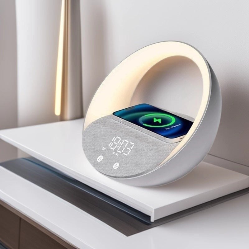 Multifunction Sunrise Alarm Clock with Bluetooth Speaker
