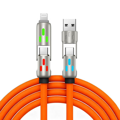 Multifunctional 240W Fast Charging Cable with Light Indicator