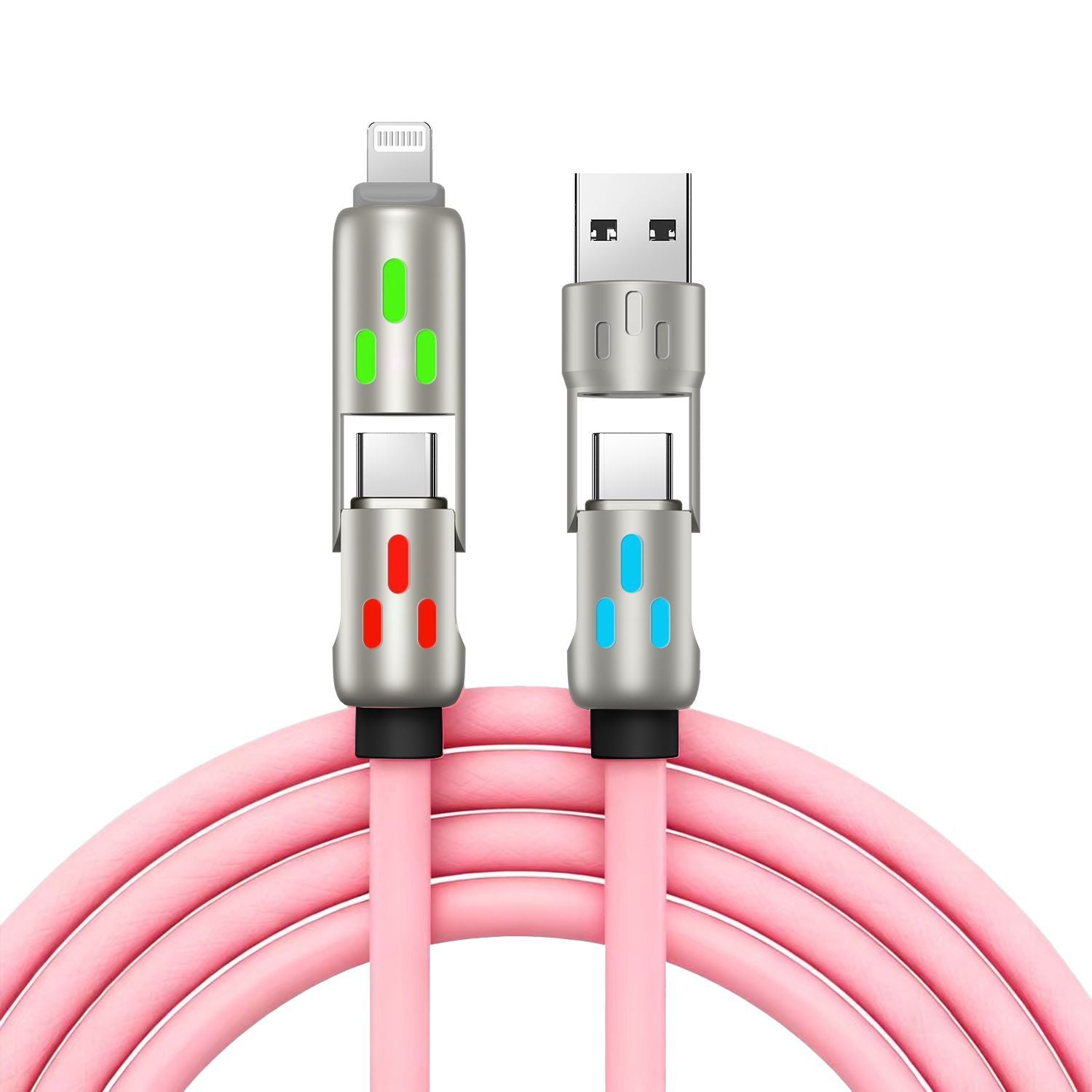 Multifunctional 240W Fast Charging Cable with Light Indicator