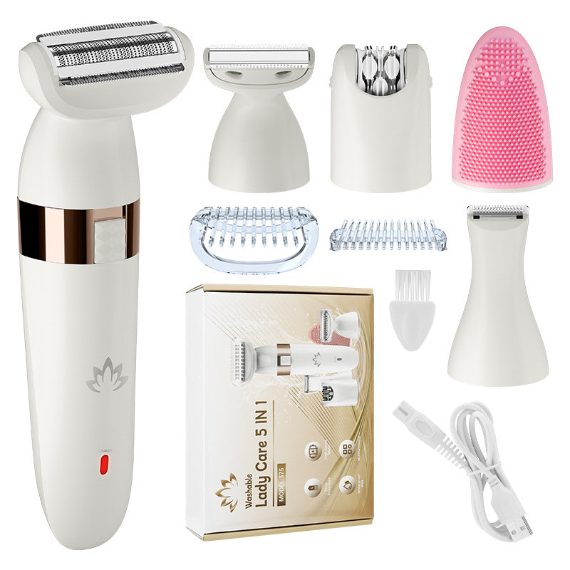 Multifunctional 5-in-1 Women's Hair Removal Device