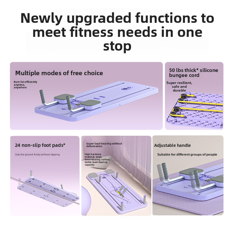 Multifunctional Abdominal Exercise Board with Automatic Rebound