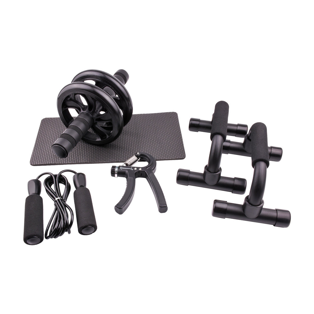 Multifunctional Abdominal Wheel 7-Piece Fitness Equipment