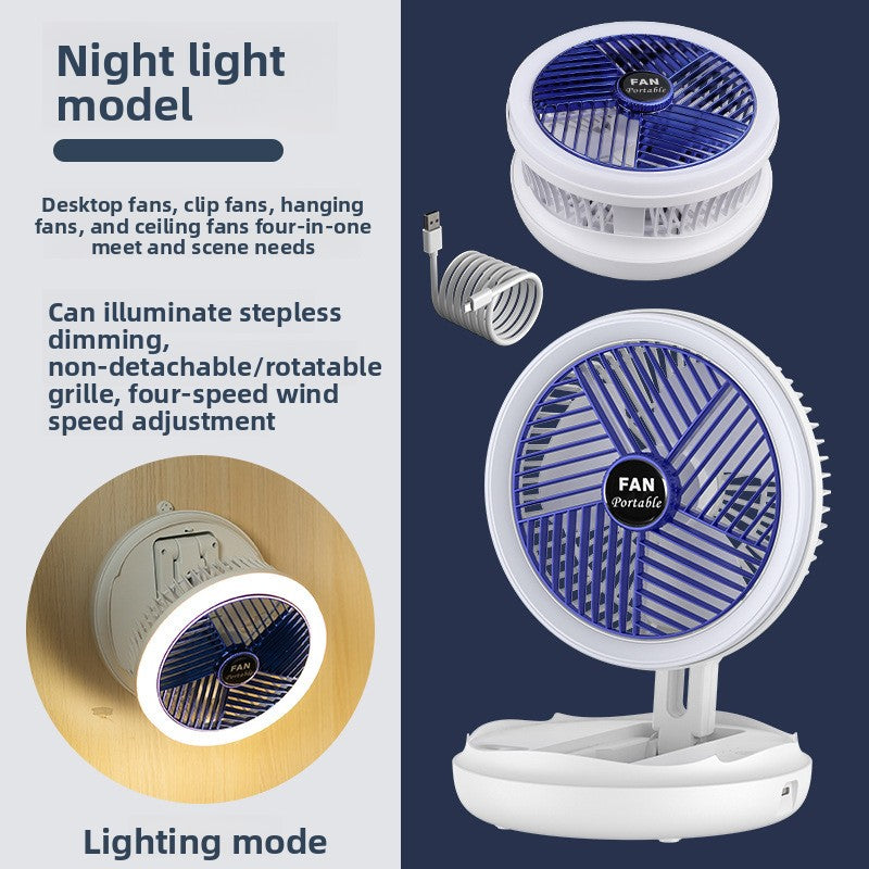 Multifunctional air convection circulation fan