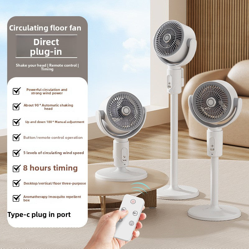 Multifunctional air convection circulation fan