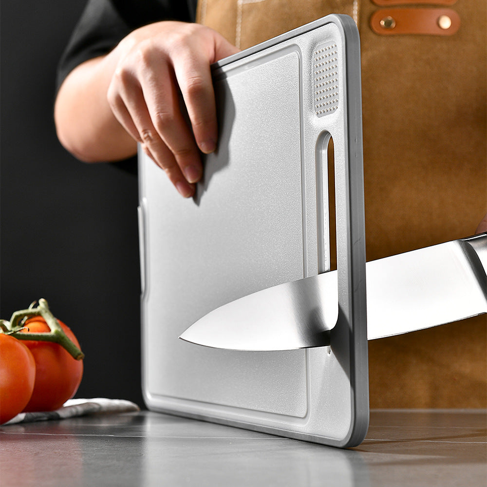 Multifunctional Aluminum Cutting Board with Sharpener