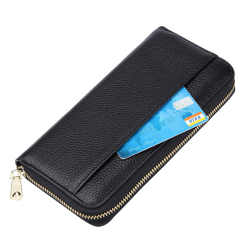 Multifunctional Anti-Theft Genuine Leather Women's Wallet