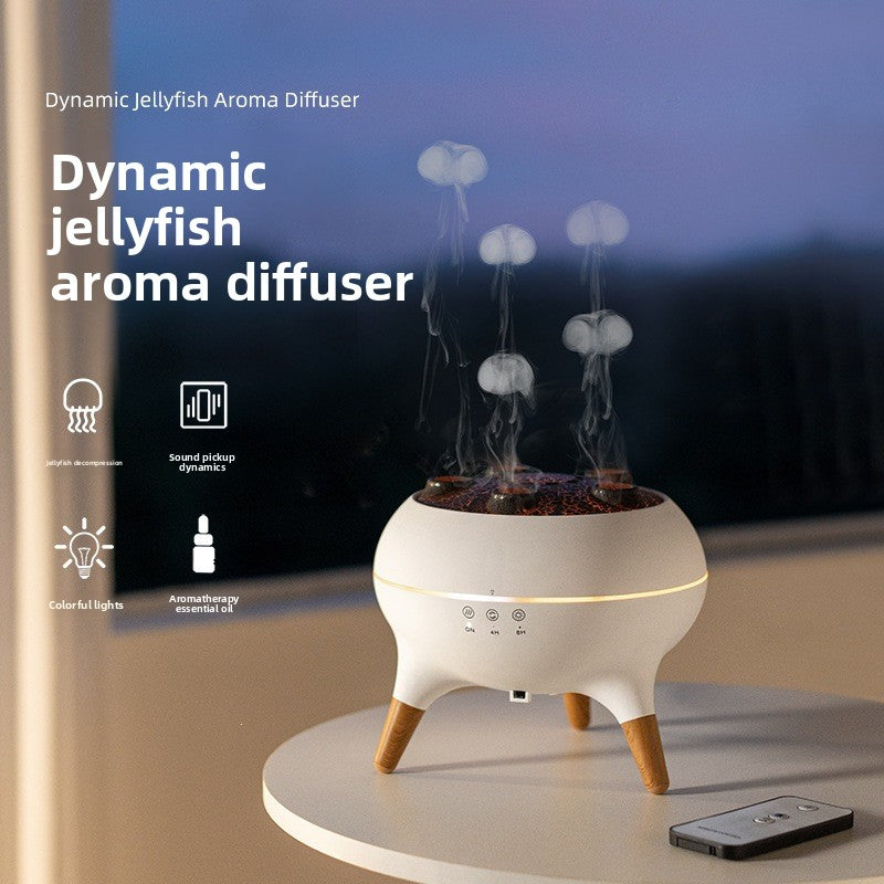 Multifunctional Aroma Diffuser with Colorful Flame Effect