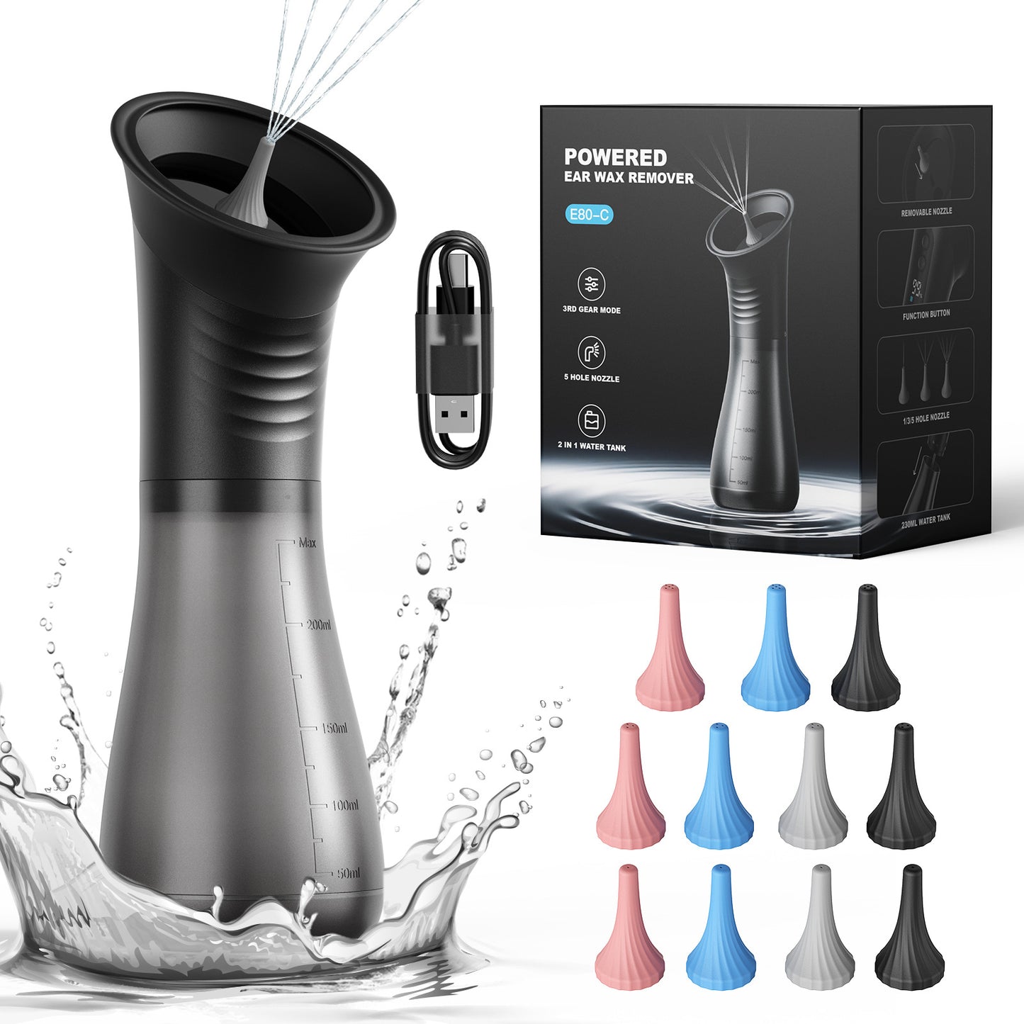 Multifunctional Automatic Electric Ear Cleaning Device