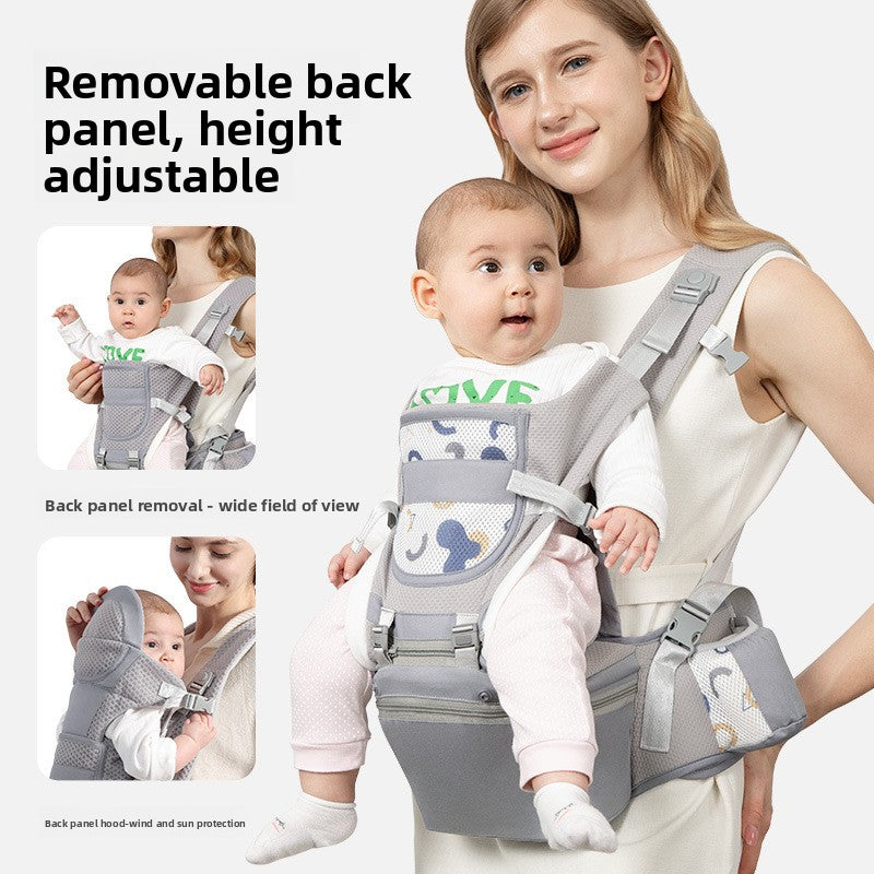 Multifunctional Baby Carrier with Waist Stool