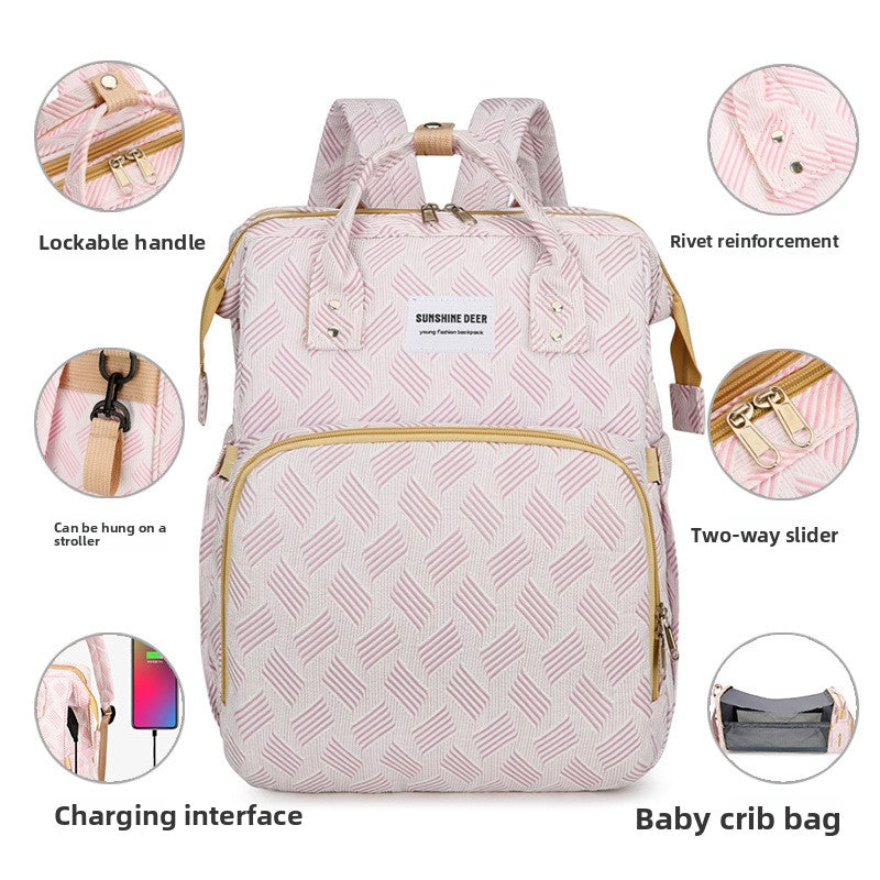 Multifunctional Baby Diaper Backpack