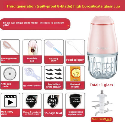 Multifunctional Baby Food Supplement Grinder and Blender