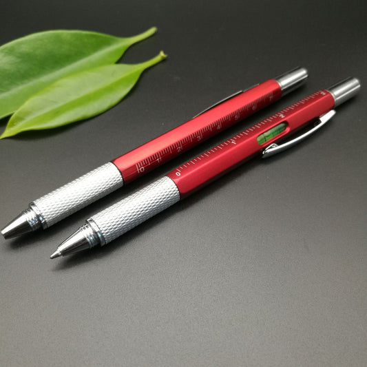 Multifunctional Ballpoint Pen with Screwdriver Caliper Level Gauge Tool