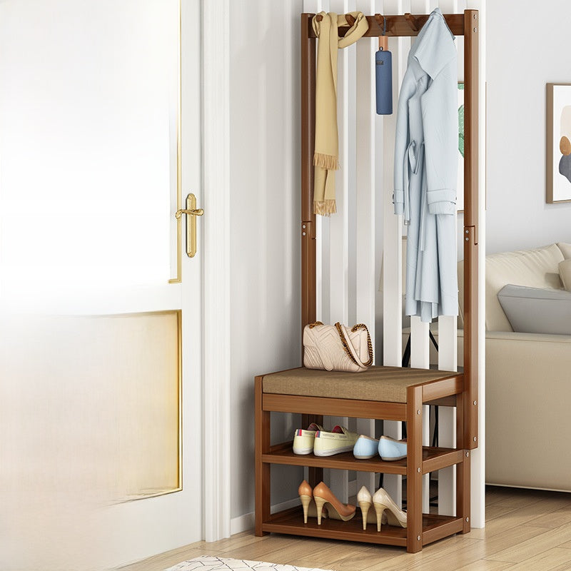 Multifunctional Bamboo Shoe Rack