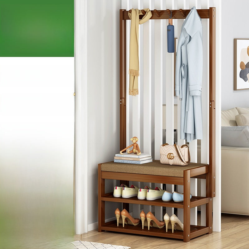 Multifunctional Bamboo Shoe Rack