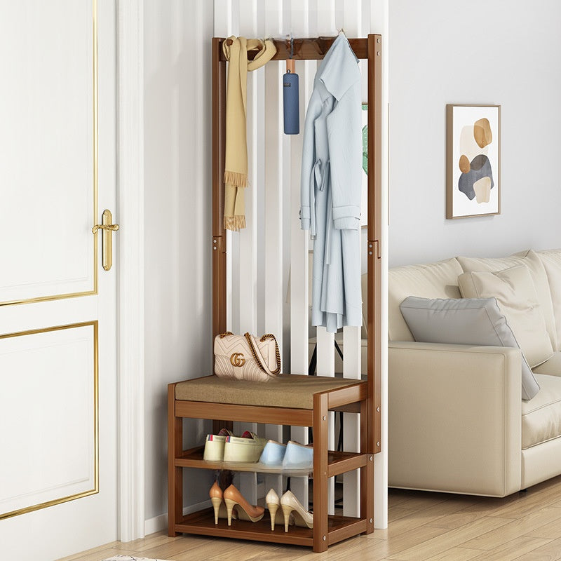 Multifunctional Bamboo Shoe Rack