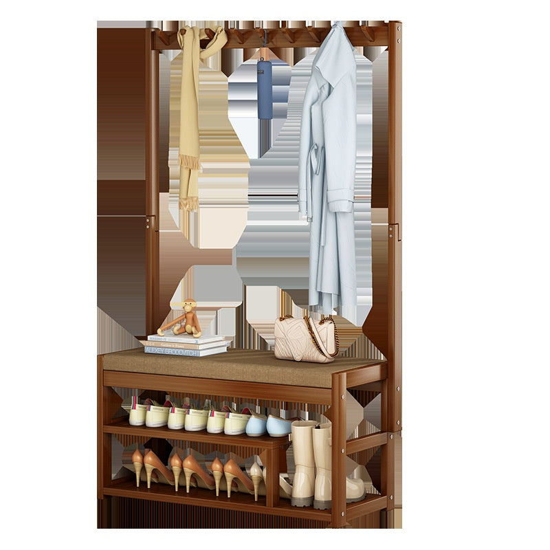 Multifunctional Bamboo Shoe Rack