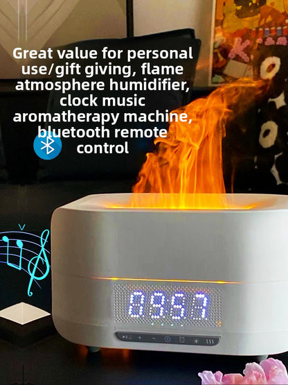 Multifunctional Bluetooth Humidifier Speaker with Flame Effect