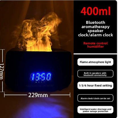 Multifunctional Bluetooth Humidifier Speaker with Flame Effect