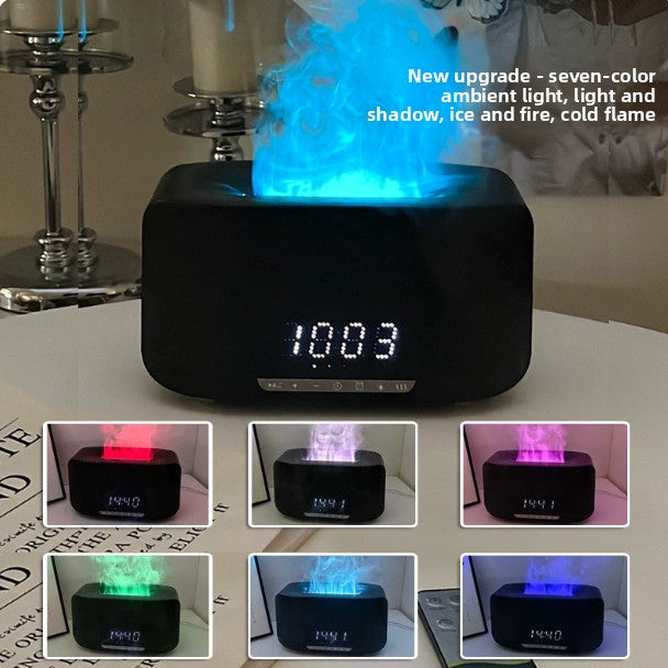 Multifunctional Bluetooth Humidifier Speaker with Flame Effect