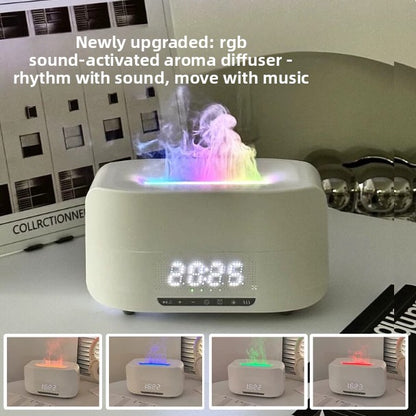 Multifunctional Bluetooth Humidifier Speaker with Flame Effect