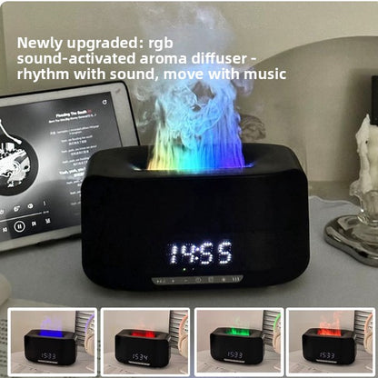 Multifunctional Bluetooth Humidifier Speaker with Flame Effect