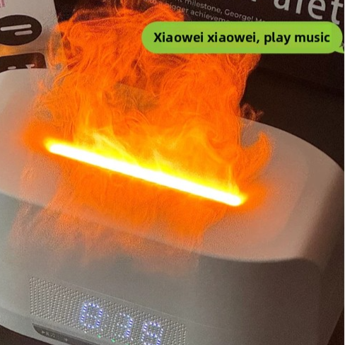 Multifunctional Bluetooth Humidifier Speaker with Flame Effect