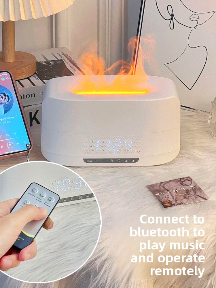 Multifunctional Bluetooth Humidifier Speaker with Flame Effect