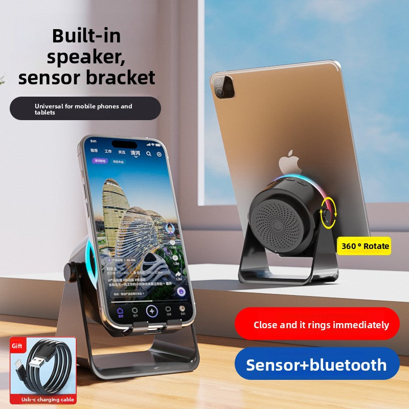 Multifunctional Bluetooth Speaker with Phone Holder