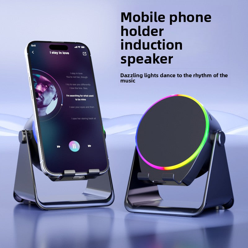 Multifunctional Bluetooth Speaker with Phone Holder